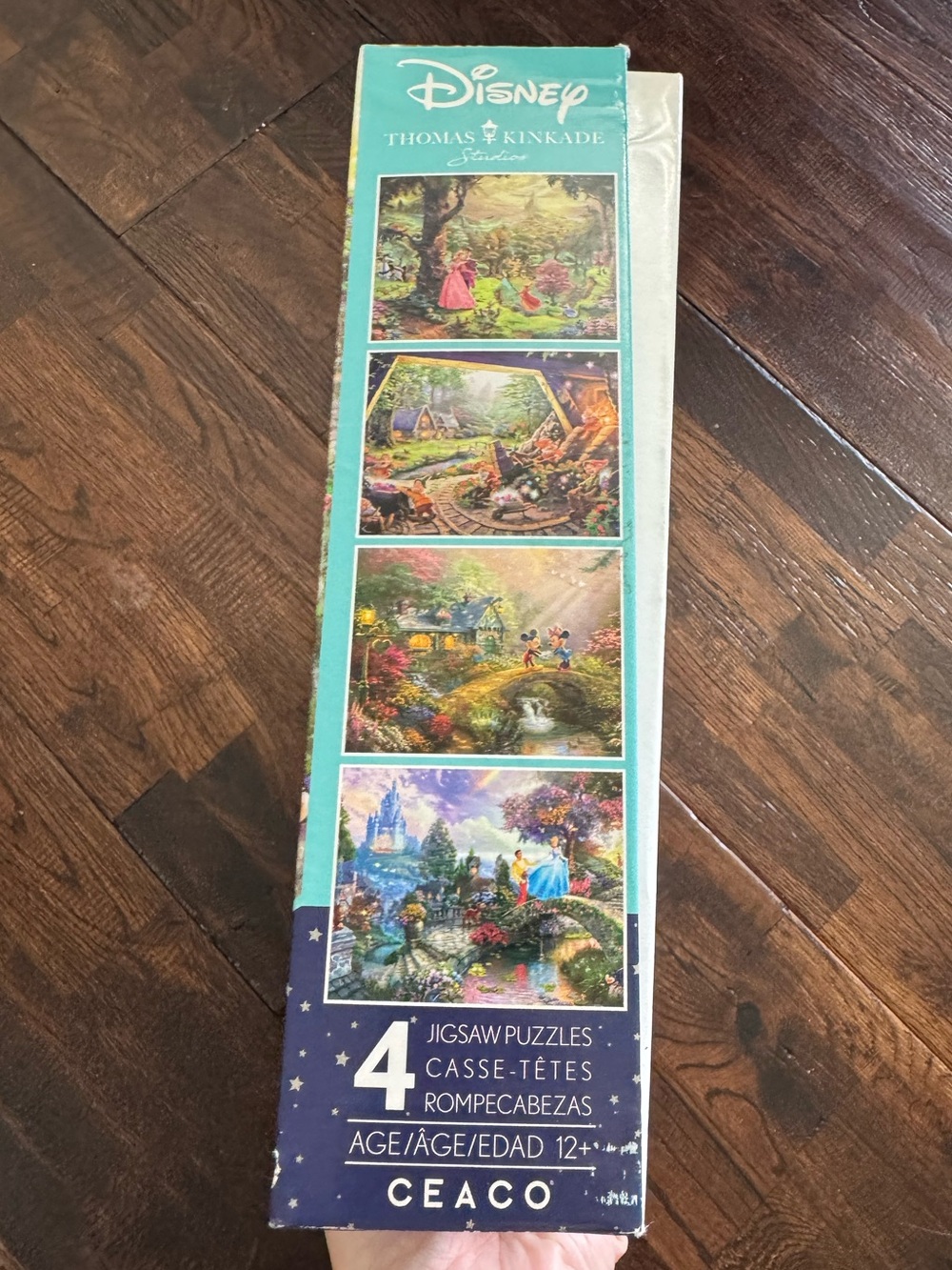 Disney Thomas Kinkade 4-Pack 500-Piece Jigsaw Puzzles – Character Scenes - Picture 7 of 14